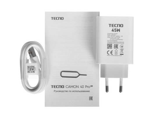 Смартфон Tecno Camon 40 Pro 5G 8/256Gb White